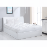 Dupla ágy rakodótérrel, fehér, 180x200, KERALA