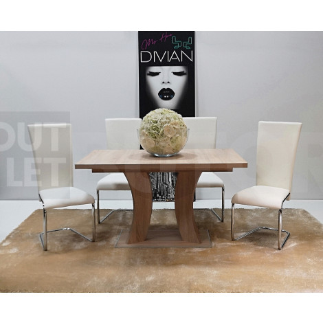 San remo asztal + fehér szék