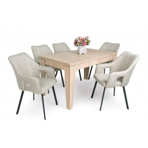 Sonoma asztal + beige szék