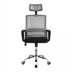 Irodai szék, világosszürke/fekete, DIKAN
