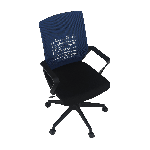 Irodai szék, sötétkék/fekete, DIXOR