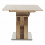Étkezőasztal, tölgy, 160-200x90 cm, BONET NEW TIP 2