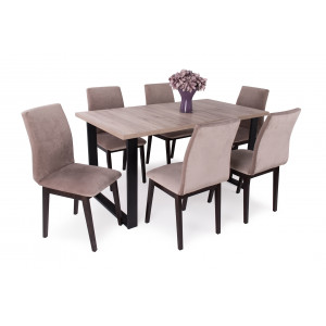 San remo asztal + Wenge - barna szék