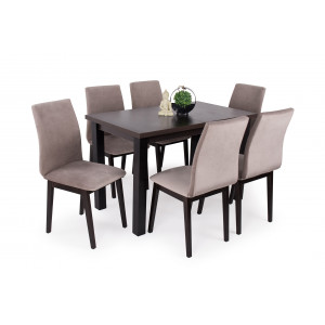 Wenge asztal + Wenge - barna szék