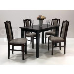 Wenge asztal + sötét dió szék